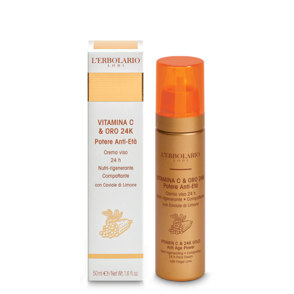 Crema Viso Vitamina C & Oro 24K