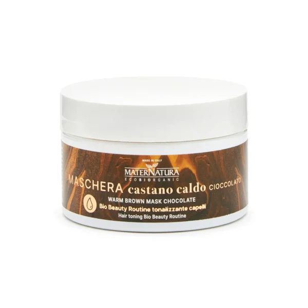 Maschera castano caldo cioccolato - immagine 2