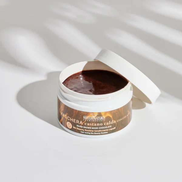 Maschera castano caldo cioccolato