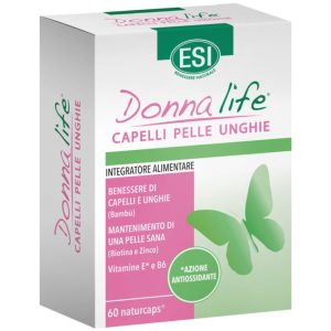 DONNA LIFE® CAPELLI PELLE UNGHIE ESI 60 NATURCAPS