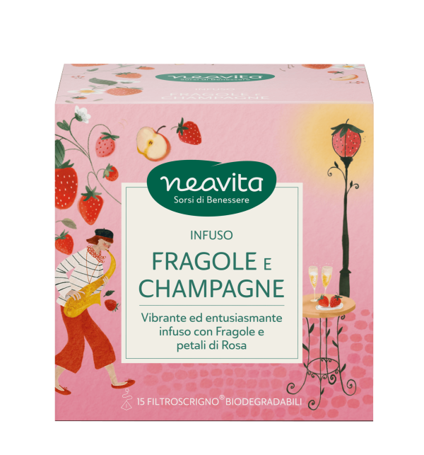 Infuso fragole e champagne Neavita